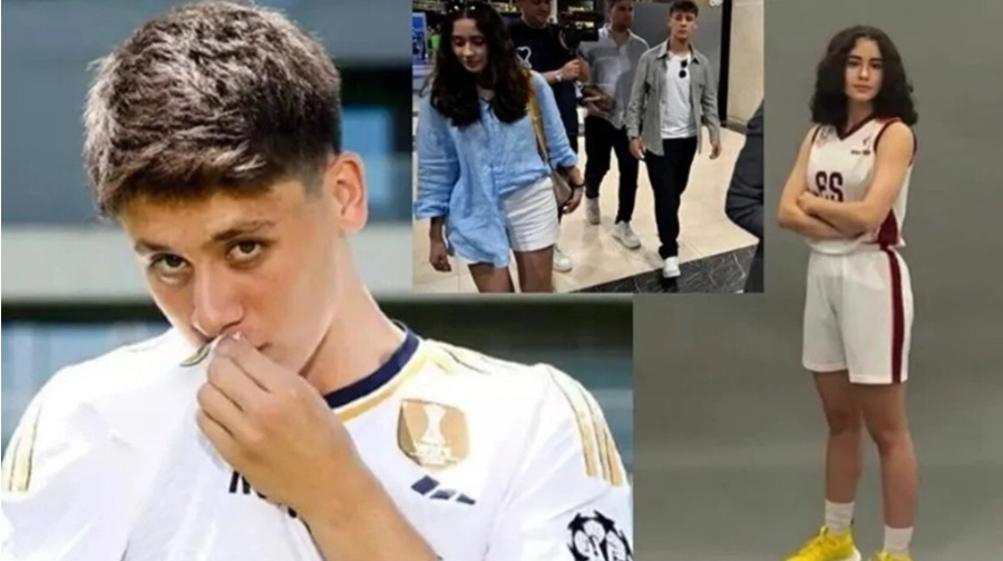 Vida pessoal de Arda Guler com a garota Duru Naiman